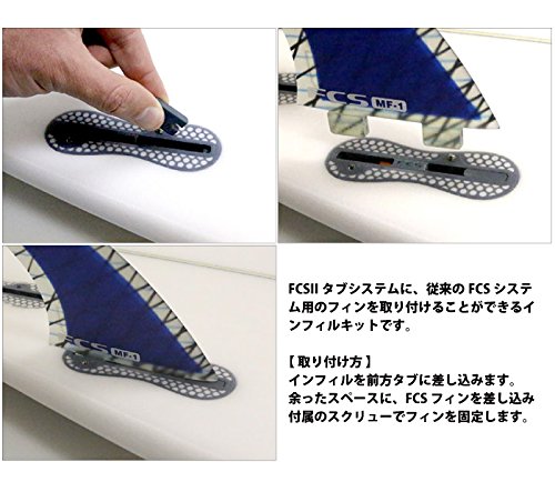 Amazon.co.jp: サーフィン FCS2 TAB INFILL KIT タブインフィル